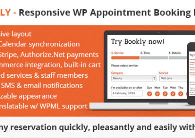 Bookly Booking Plugin For $5